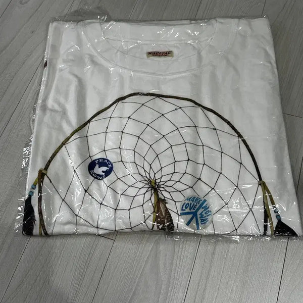 [BUNJANG] Kapital 7-Sleeve T-Shirt / 캐피탈 드림캐처 7부 반팔 새상품