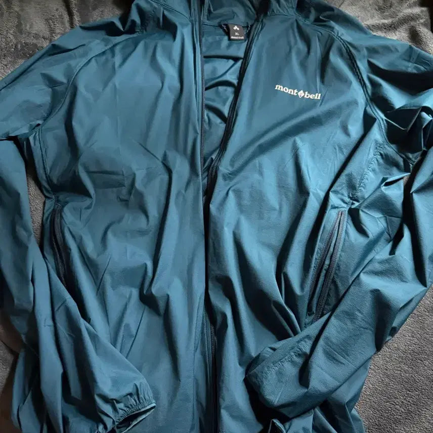 [BUNJANG] Montbell Windbreaker Jacket Teal / 몽벨 바람막이 자켓 청록색