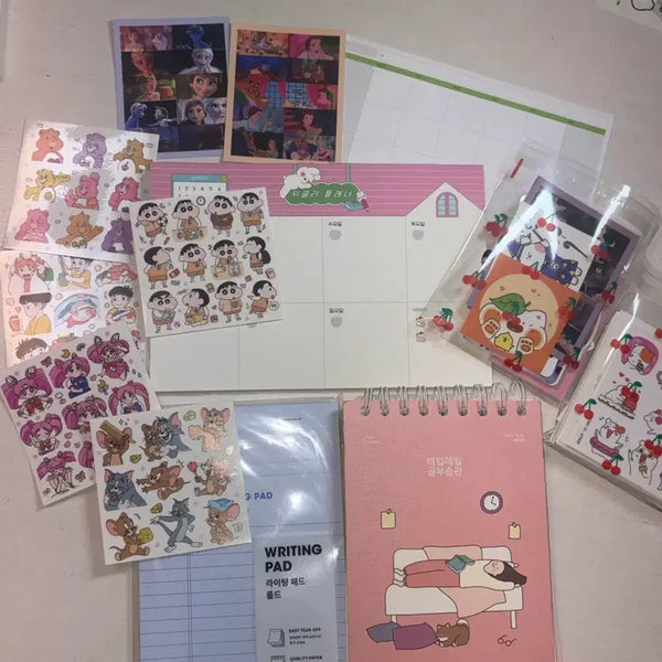 [BUNJANG] Daily, Monthly, Weekly Planner & Writing Pad/Memo Pad Set / 플래너(하루,월별,주일별),라이팅 패드 & 인쓰,떡매 세트