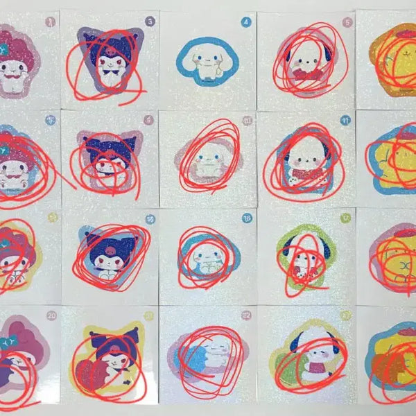 [BUNJANG] Sanrio Rice Cracker Stickers / [교환 및 판매] 산리오 쌀과자 스티커