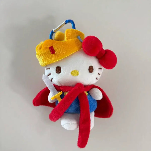 [BUNJANG] Sanrio Hello Kitty Brave Knight Plush Keychain / 산리오 헬로키티 용사 인형 키링