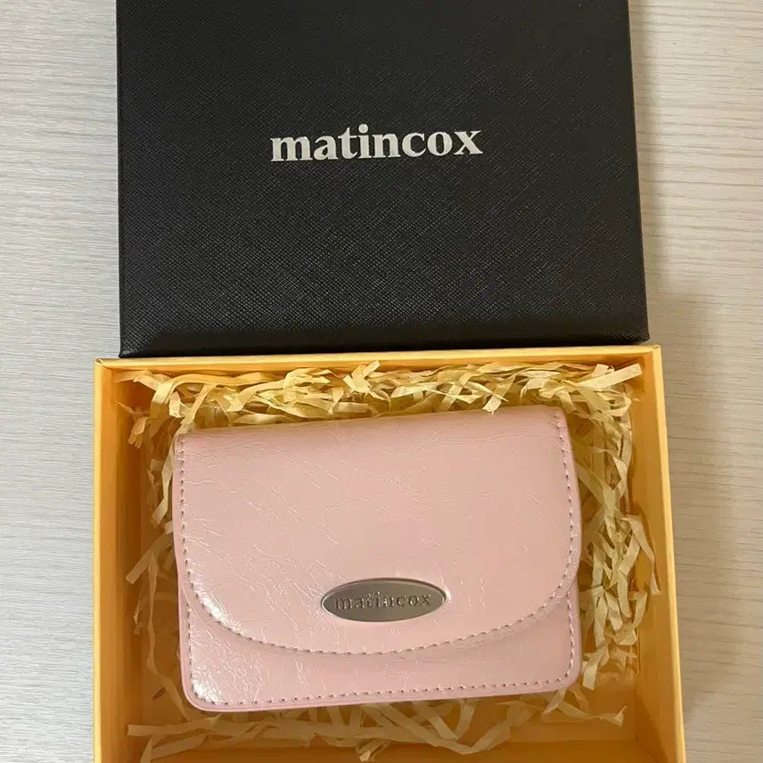 [BUNJANG] Martin Cox Auris Card Wallet - Soft Pink / 새상품)마틴콕스 핑크 카드 지갑 Auris Card Wallet - Softpink