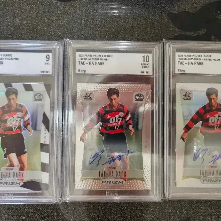 [BUNJANG] 2023 K League Panini Prism Pohang Steelers Park Tae-ha Legend Card Set (3 Types) / 23년 k리그 파니니프리즘 포항스틸러스 박태하 카드 3종