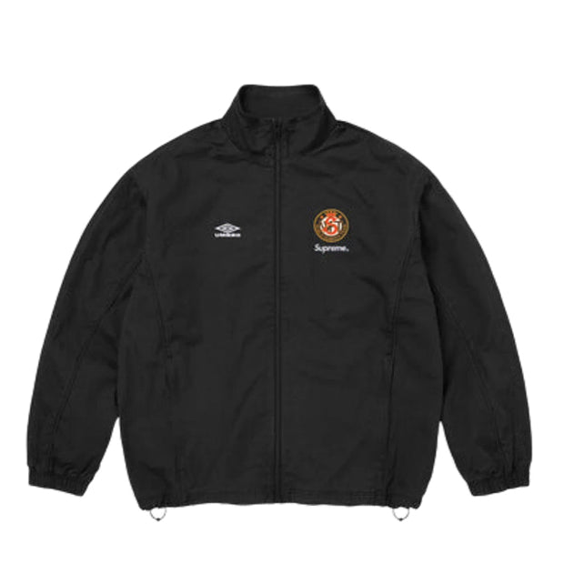 [BUNJANG] Supreme x Umbro Cotton Ripstop Track Jacket Black SS26 / [XL] 슈프림 x 엄브로 코튼 립스탑 트랙 자켓 블랙 - 26SS