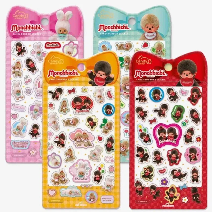 [BUNJANG] Monchhichi Bonbon Candy 3D Sticker / 몬치치 봉봉 캔디 입체 스티커