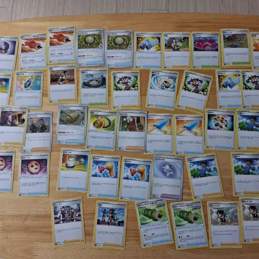 [BUNJANG] Pokemon Trainer Cards Bundle Set (47 Cards) / 포켓몬 트레이너스카드 47장 일괄 판매합니다.