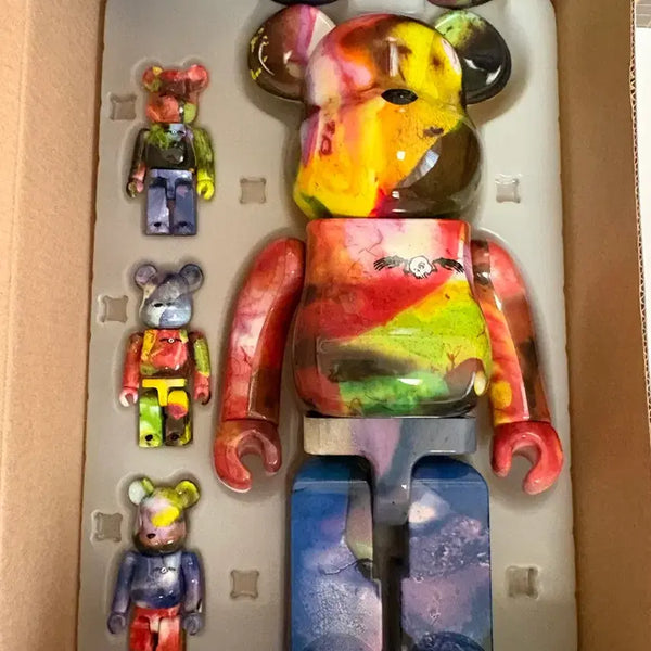 [BUNJANG] Bearbrick Pushead 100% & 400% Set Multi-Color / 베어브릭 Pushead 푸쉐드 100% 400% 세트 멀티[새상품]
