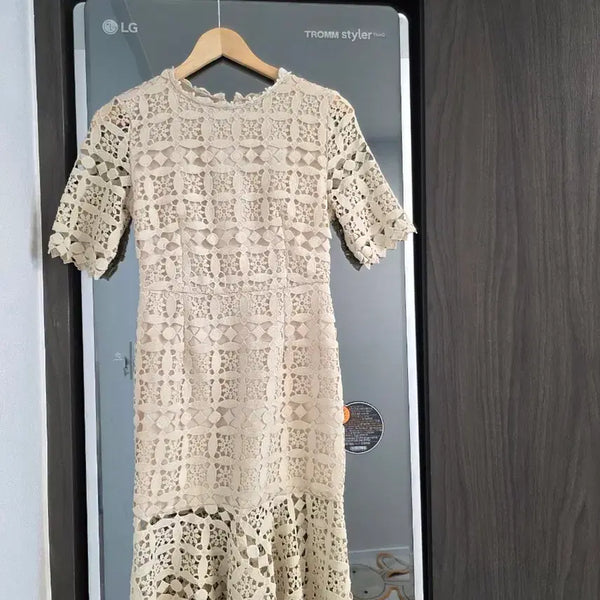 [BUNJANG] Benito Lace Frill Long Dress / 새상품 베니토 원피스