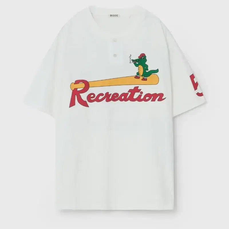 [BUNJANG] BODE Reptile Rec T-shirt Cream / 보디 렙타일 티셔츠(BODE Reptile Rec T-shirts)
