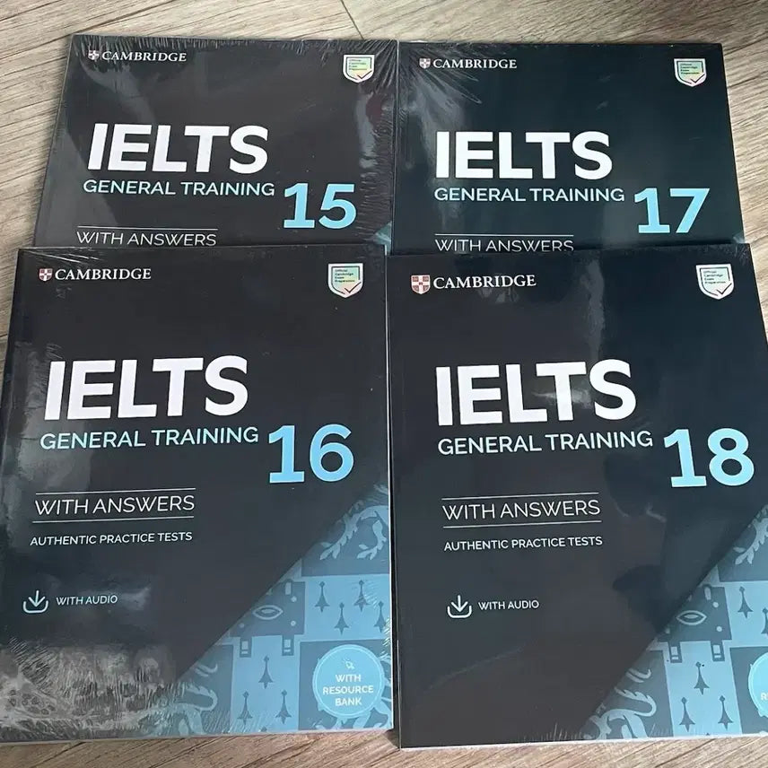 [BUNJANG] Cambridge IELTS 4 Books Set / 캠브리지 아이엘츠 교재 새책 4권