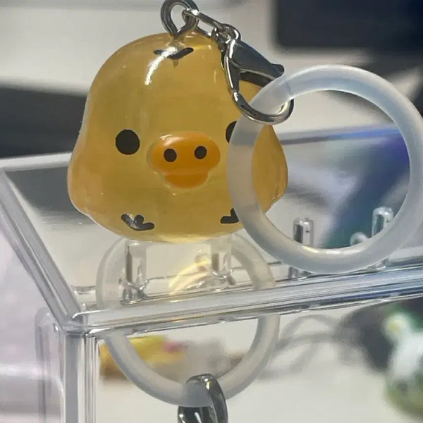 [BUNJANG] Rilakkuma Kiiroitori Piggy Bank / 리락쿠마 키이로이토리 메지루시 돼병이 판매