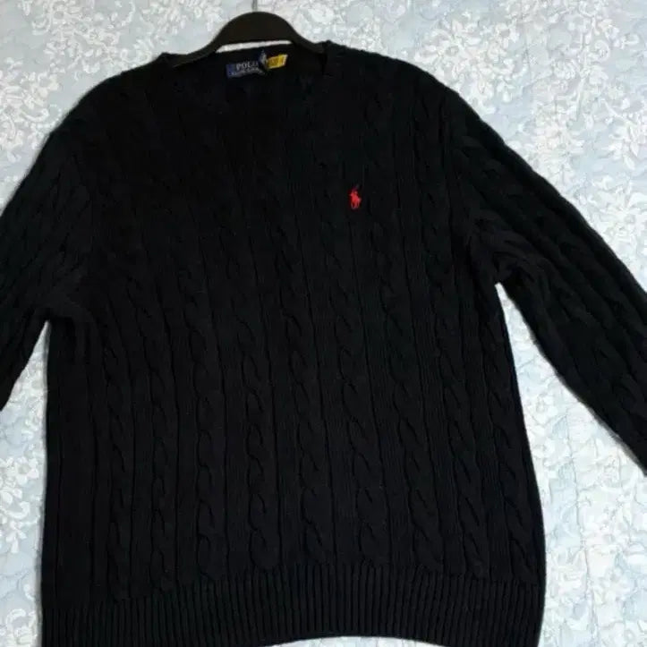 [BUNJANG] Polo Ralph Lauren Navy Knit Sweater L / [S급정품] 폴로 네이비 니트 L