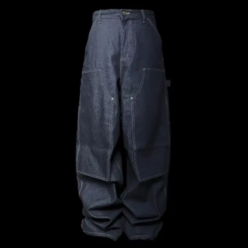 [BUNJANG] EMOSTANCECLUB Japanese Carpenter Indigo Denim Jeans / 에모스탠스클럽 재패니즈 카펜터 인디고 데님 1