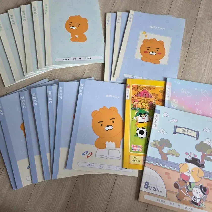 [BUNJANG] Elementary Korean Dictation & Language Books Set (18 Volumes) / 초등학생 받아쓰기 국어책 18권 일괄
