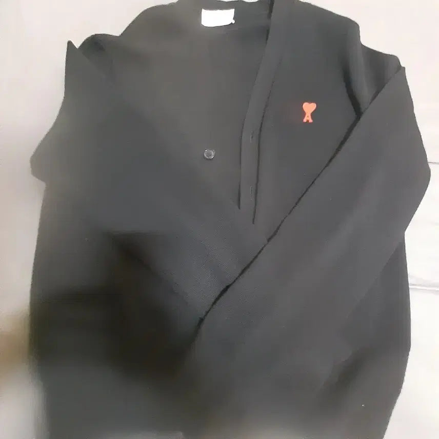 [BUNJANG] AMI Black Wool Cardigan L / 백화점판 아미 가디건 L 블랙