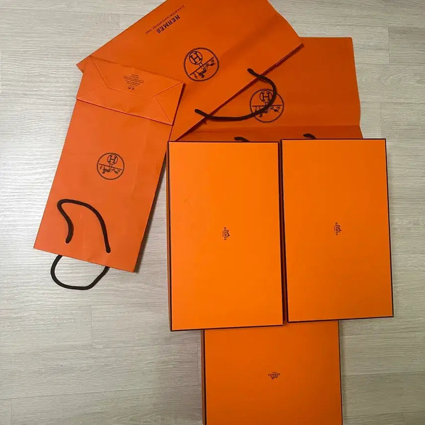 [BUNJANG] Hermès Shopping Bag & Box Set / 에르메스 쇼핑백 박스 풀셋