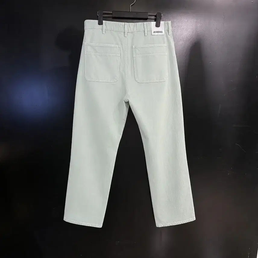 [BUNJANG] Jacquemus Light Green Denim Pants SS20 / 자크뮈스 라이트그린 데님팬츠 20SS