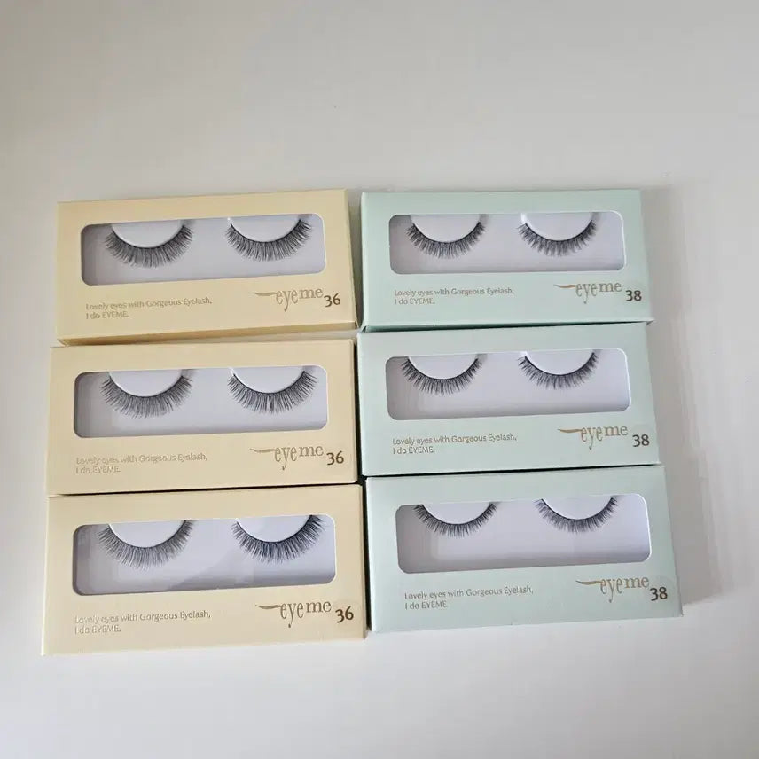 [BUNJANG] Picasso AI ME False Eyelashes Set (No. 36 & No. 38) - 6 Pairs, Sealed / 피카소 아이미 속눈썹 36호 3개 38호 3개 미개봉 새상품