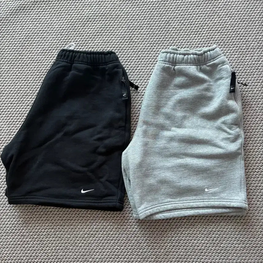 [BUNJANG] Nike Solo Swoosh Fleece Shorts (Set of 2) / 나이키 솔로스우시 플리스 쇼츠 S