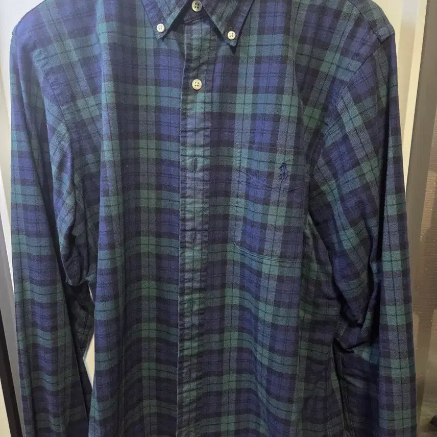 [BUNJANG] Polo Ralph Lauren Green Check Shirt / 폴로랄프로렌 그린 체크 셔츠