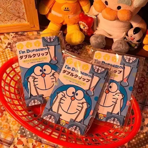 [BUNJANG] Doraemon Steel Fancy Clip Set / [새상품] 도라에몽 팬시클립 집게