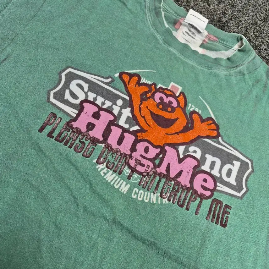 [BUNJANG] VETEMENTS Hug Me Oversized T-Shirt Size M / 허그미 베트멍 오버핏 반팔 티셔츠 (M사이즈)