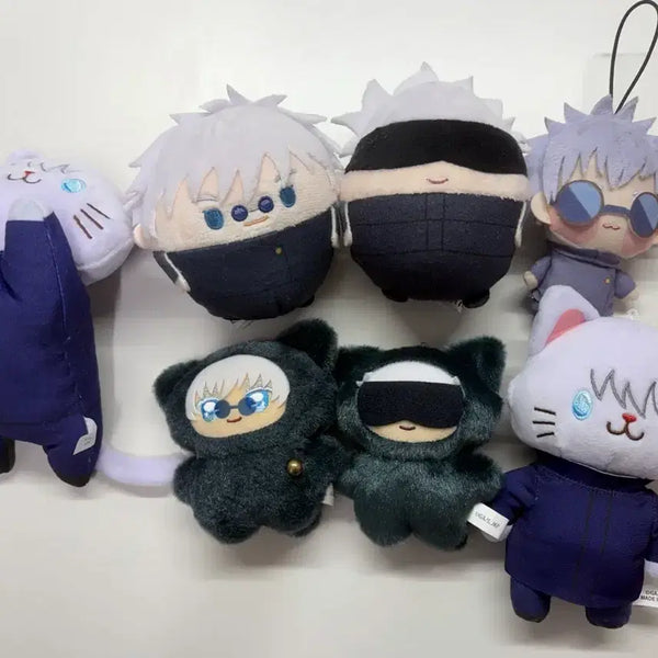 [BUNJANG] Jujutsu Kaisen Satoru Gojo FuwaKororin, Chimikemo, Chobi Nui, Neko Nui Bundle Set / 주술회전 고죠 후와코로링, 치미케모, 쵸피누이, 네코누이 일괄