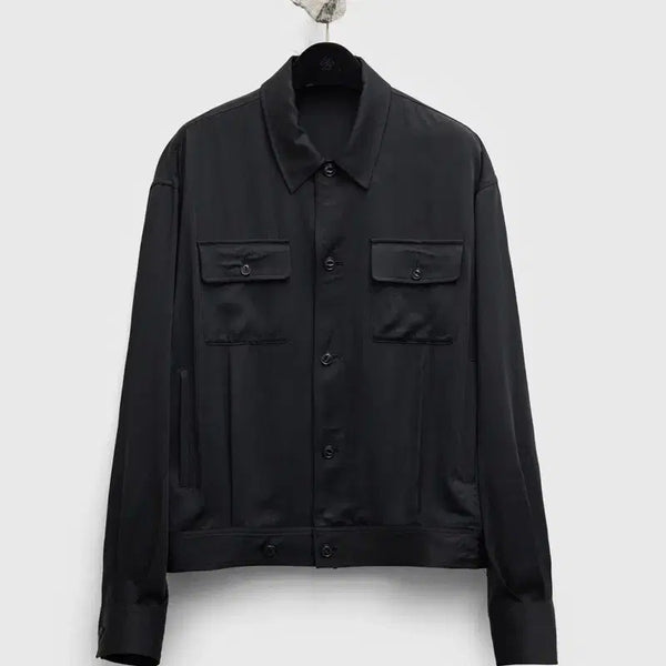 [BUNJANG] YOUTH Soft Drapey Jacket Black M / 유스 소프트 드레이퍼리 자켓 블랙 M