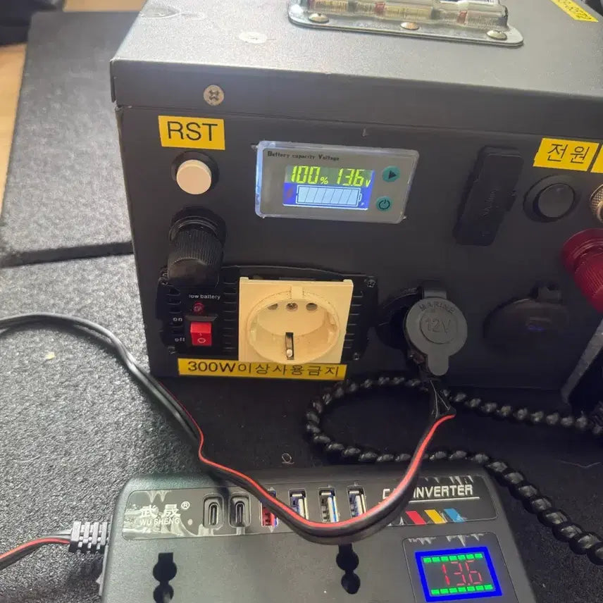 [BUNJANG] All-in-One LFP Power Bank Camping 12V 100Ah / 올인원 인산철 파워뱅크 캠핑용 12V 100ah