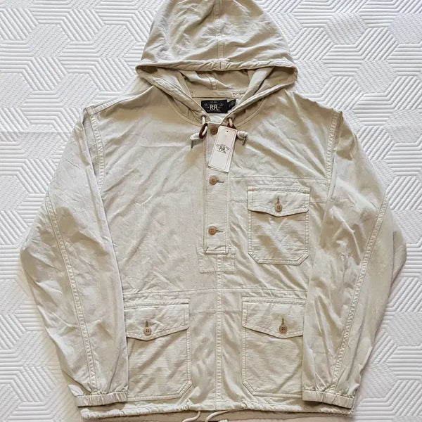 [BUNJANG] RRL Garment Dyed Jersey Popover Anorak / [L] RRL 가먼트다이 저지 팝오버 아노락 팝니다.