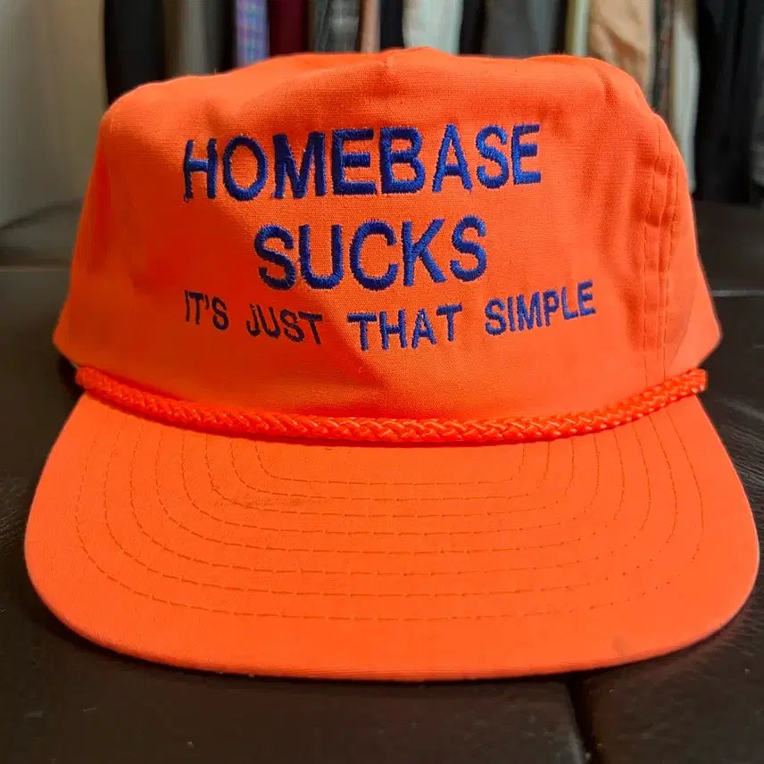 [BUNJANG] 90s USA "HOMEBASE SUCKS" Rope Cap / 90s Usa 로프캡