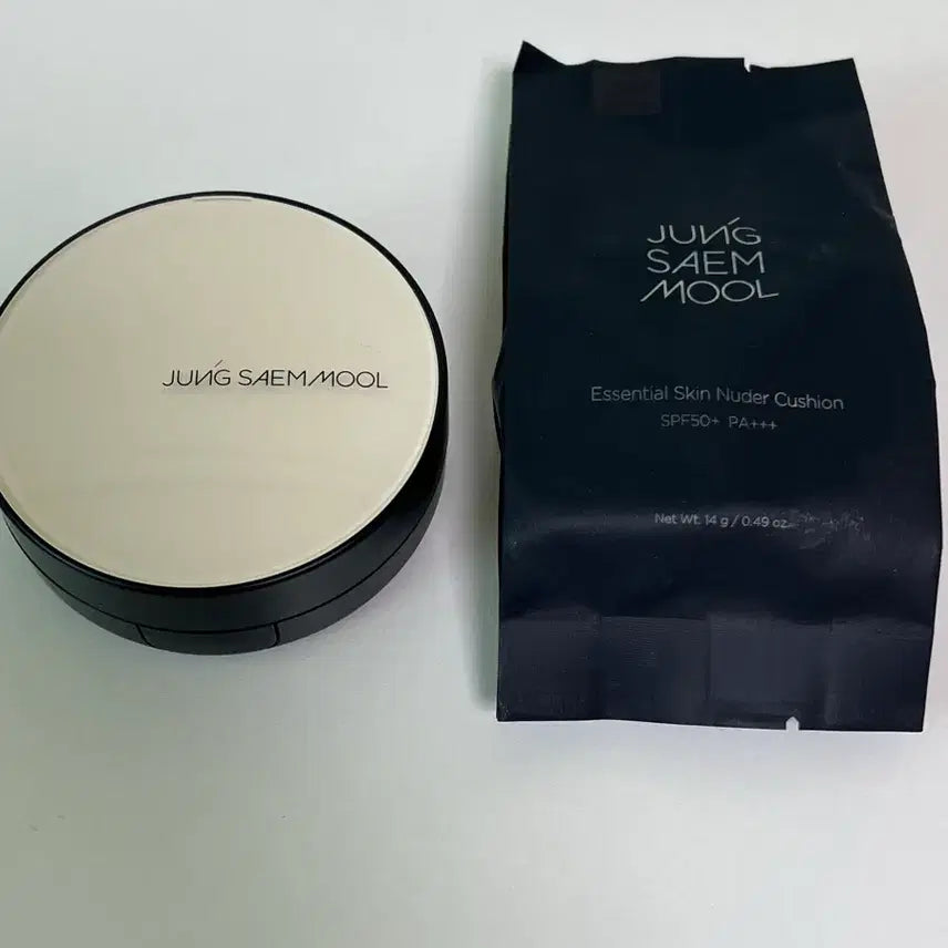 [BUNJANG] JUNGSAEMMOOL Essential Skin Nuder Cushion Refill & Case SPF50+ PA+++ Color 13 Cream / 정샘물 에센셜 스킨 누더 쿠션 리필 본품 13 크림