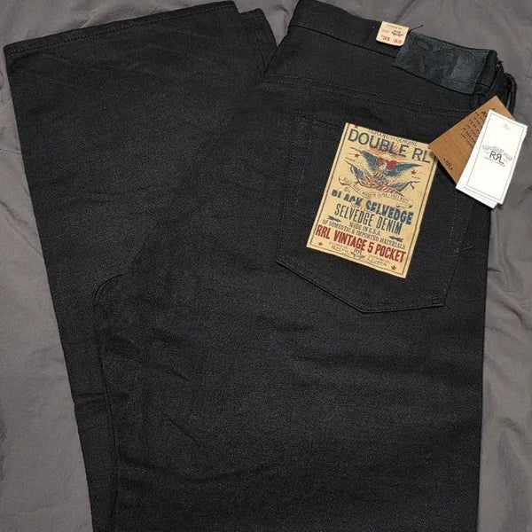 [BUNJANG] RRL Black on Black Jeans 34/32 / RRL 더블알엘 빈파포 블랙온블랙 34/32