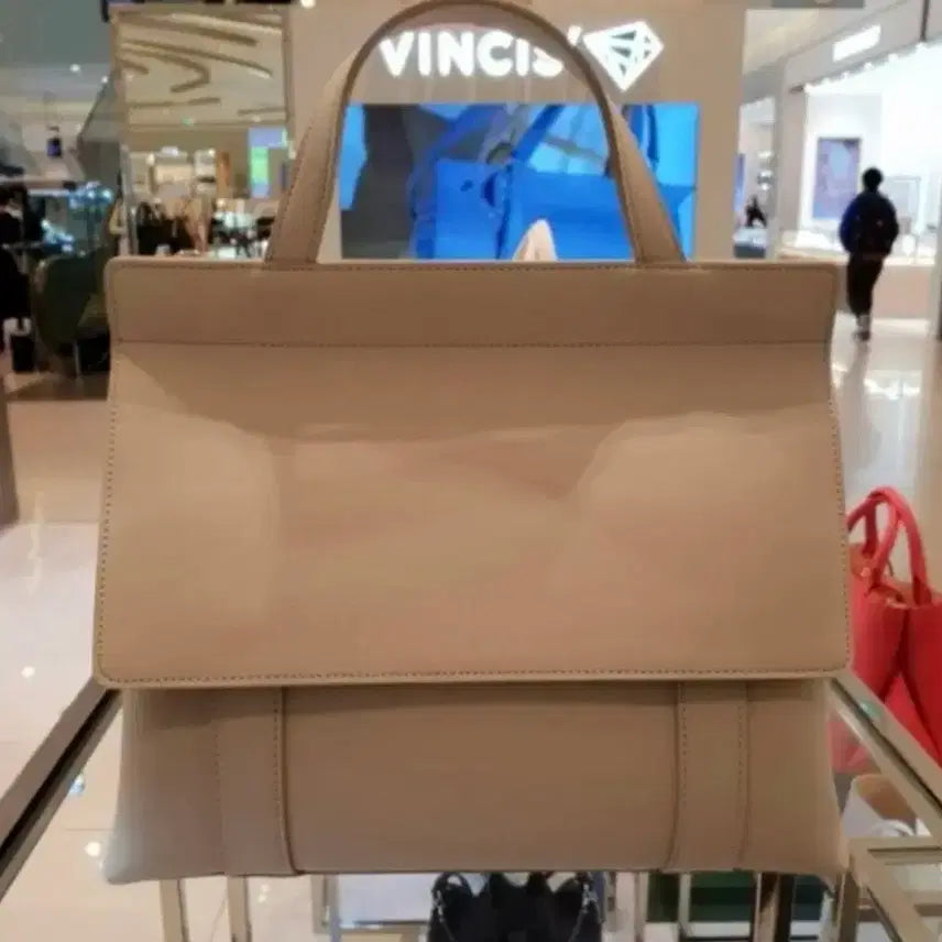 [BUNJANG] VINCIS Bench Dot Bag Ivory / 빈치스 벤치 도트백 아이보리