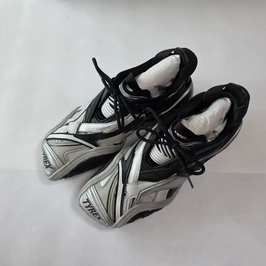 [BUNJANG] Balenciaga Tyrex Sneakers Black Grey Size 41 / 발렌시아가 타이렉스 블랙 그레이 41