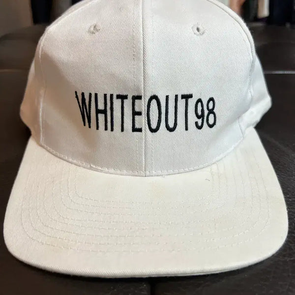 [BUNJANG] 90s USA 'WHITEOUT98' Embroidered Snapback Hat / 90s Usa캡