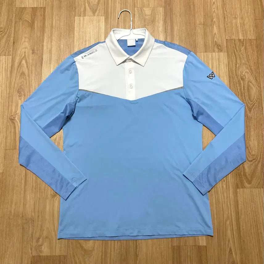 [BUNJANG] Wide Angle Men's Long Sleeve Golf Polo Shirt Size 100 / 택포 ) 남성100 와이드앵글 골프웨어 긴팔카라티 판매
