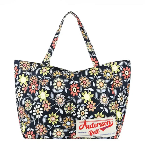 [BUNJANG] Andersson Bell Flower Jacquard Shoulder Bag Navy / [남녀공용]앤더슨벨 플라워 자카드 숄더백 네이비