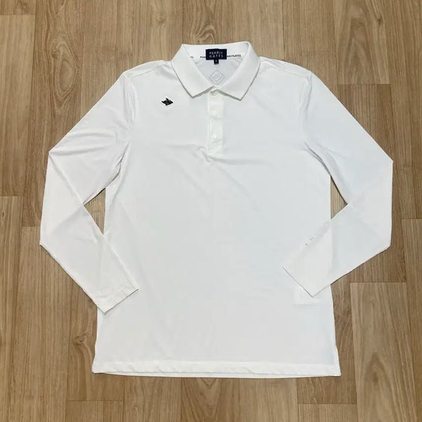 [BUNJANG] Par GATES Men's Long Sleeve Collar T-Shirt Size 100 / 택포 ) 5사이즈 남자100 파리게이츠 골프웨어 긴팔카라티 판매
