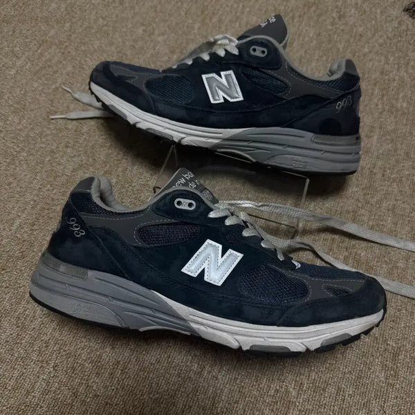 [BUNJANG] New Balance 993 Made in USA Navy D Standard US 9.5 / 뉴발란스 993 메이드인 USA 네이비 D 스탠다드 275 판매