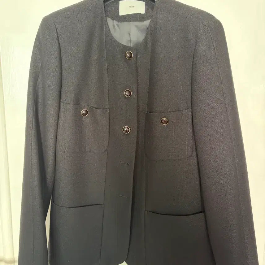 [BUNJANG] ORE Black Free Size Jacket / ORE 검정색 자켓 프리사이즈