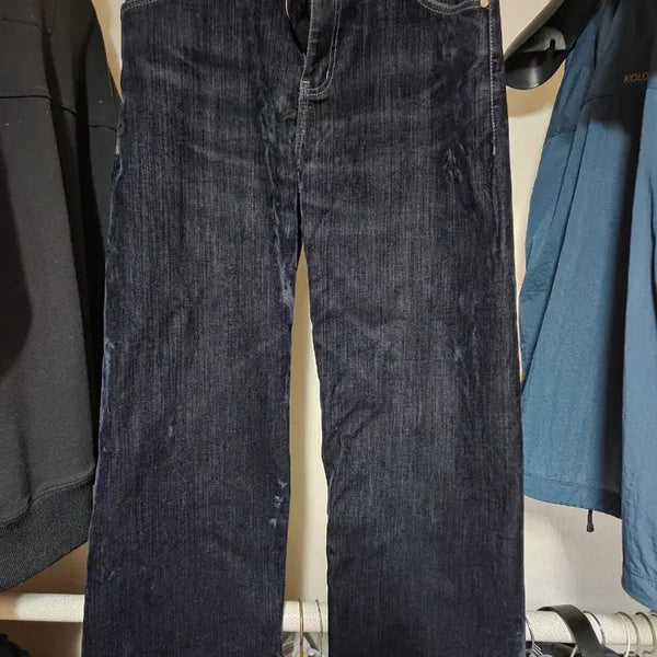 [BUNJANG] System Homme 24FW Velvet Flocking Denim Pants Size 78 / 시스템옴므 24fw 벨벳 플로킹 데님 바지 78사이즈