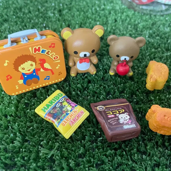 [BUNJANG] Rilakkuma & Friends Miniature Accessories Set with Hello Kitty Bag / 리락쿠마 가방외 소품