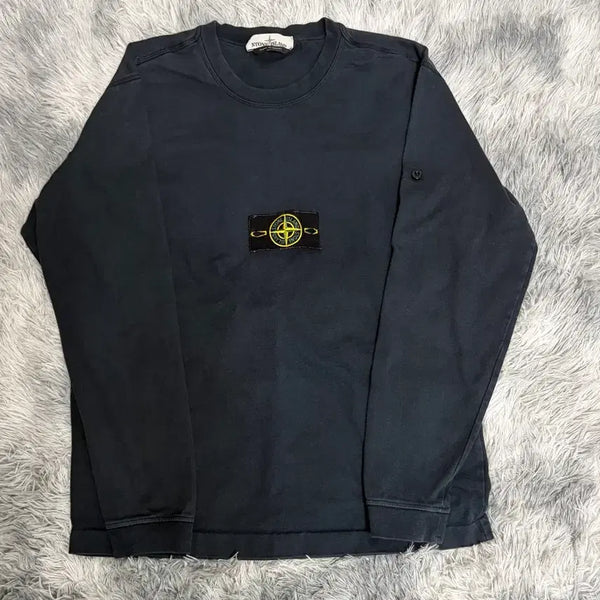 [BUNJANG] Stone Island Black Sweatshirt Size M / [ 정품 ]스톤아일랜드 블랙 맨투맨