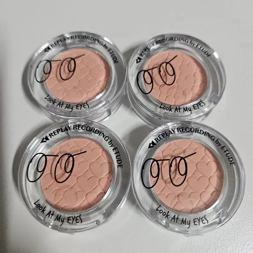 [BUNJANG] Etude Peach Honey Whip Cream (Set of 4) + 4-Pan Eyeshadow Palette Case (Set of 2) / [단종/새상품] 에뛰드 피치허니휘핑크림 4개 + 4구 섀도우 공용기 케이스 2개 일괄