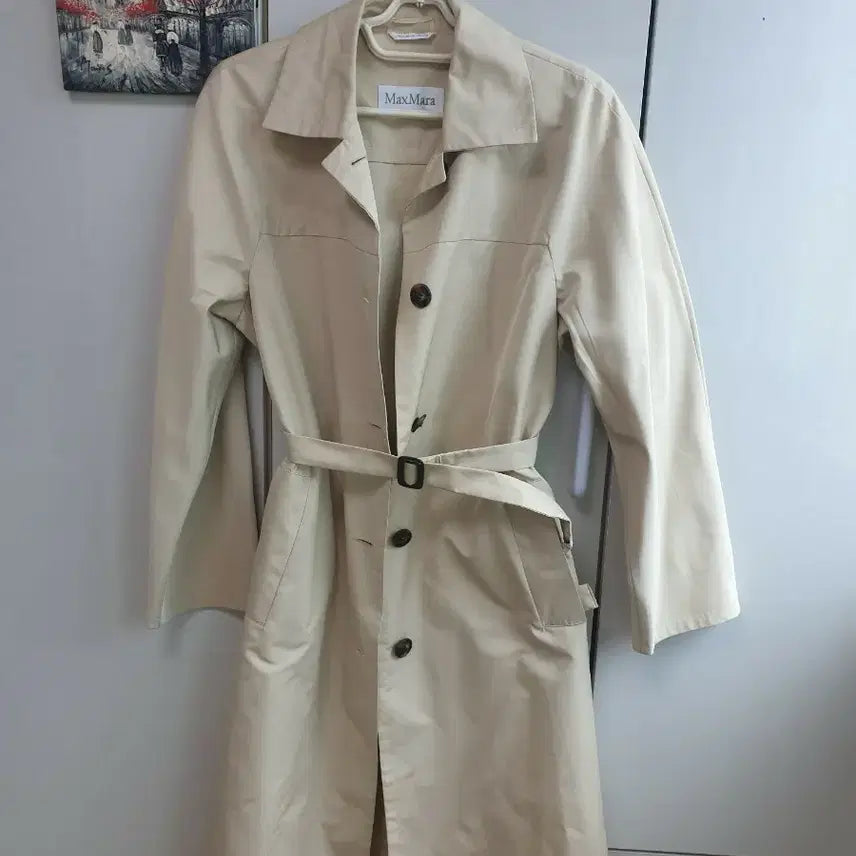 [BUNJANG] Max Mara Trench Coat Beige / 막스마라