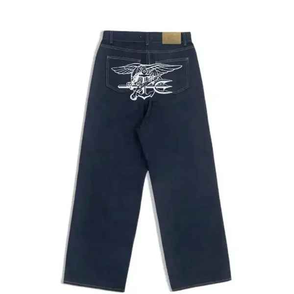 [BUNJANG] What's the Use Team Use Navy Seal Denim Pants (L) / 왓츠더유즈 팀유즈 네이비씰 데님 L
