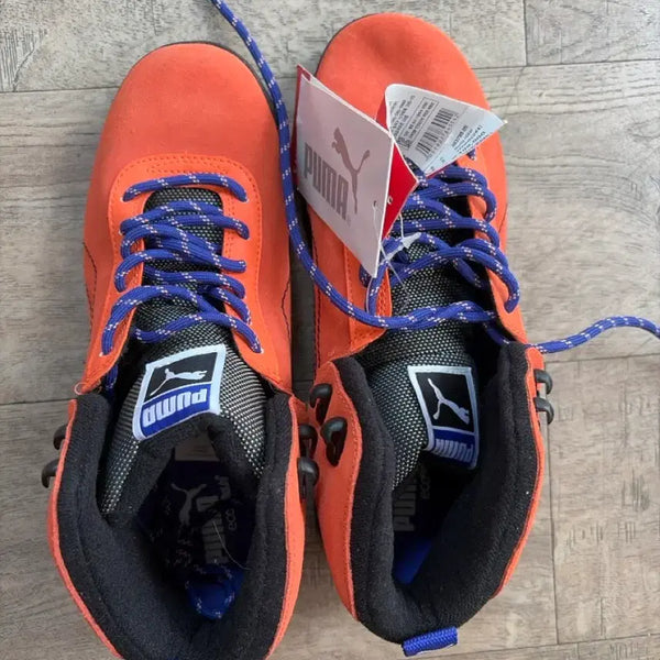 [BUNJANG] Puma Orange High-Top Sneakers / 새상품)푸마 오렌지색 하이탑 스니커즈 250