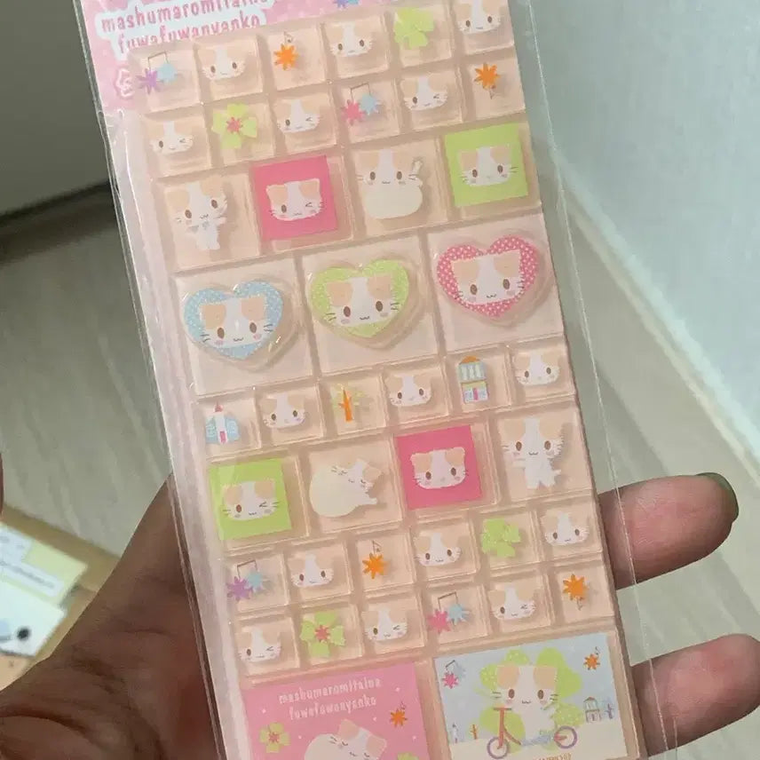 [BUNJANG] Marshmallow Mitaifuwa Wanco Stickers / 마슈마로 미타이 푸와와완코 스티커