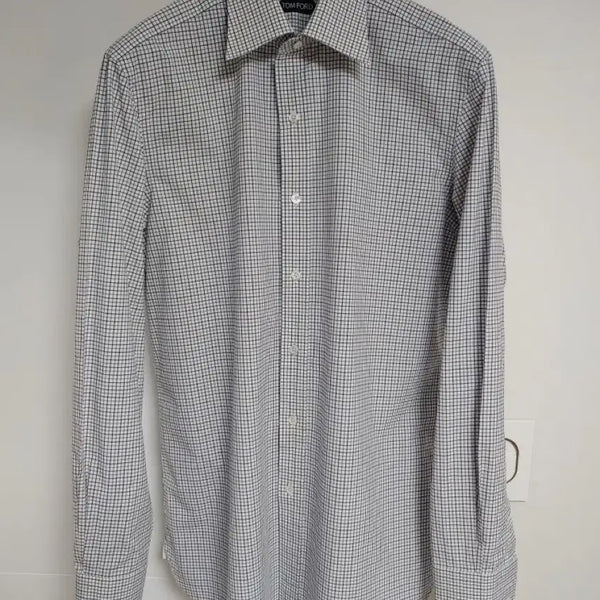 [BUNJANG] Tom Ford Plaid Check Shirt / 톰포드 격자체크셔츠